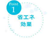 [Point1]省エネ効果